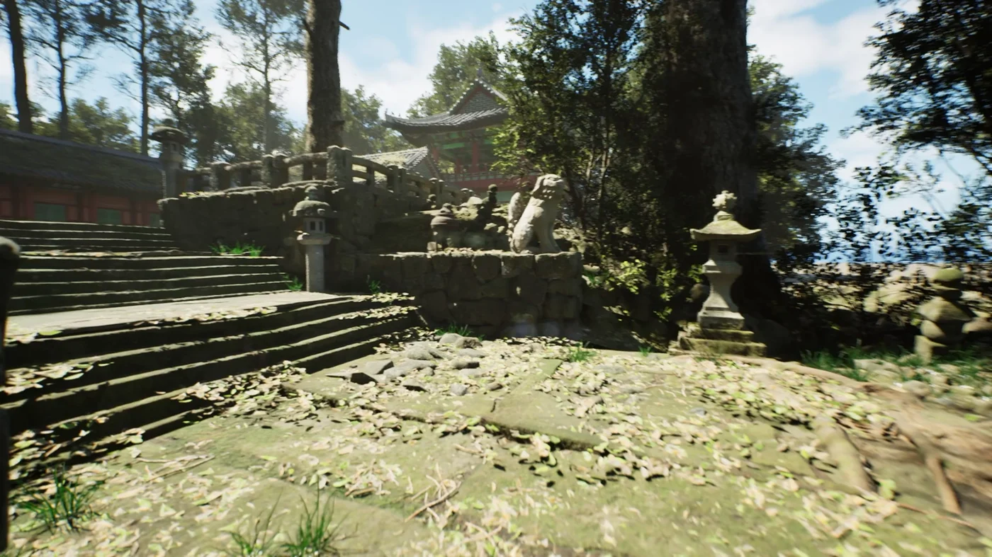 Ancient Temple environment created in Unreal Engine